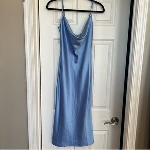 Meshki Light Blue Satin Dress